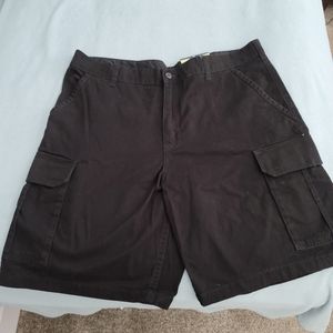 NWT Faded Glory Cargo Shorts - Black Size 40